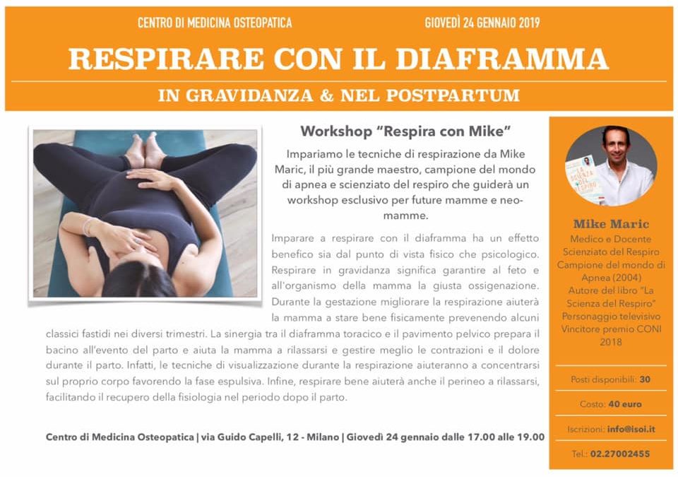 Respirazione e Gravidanza | 24 Gennaio 2019 – Milano